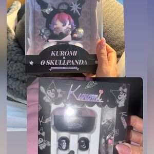 Kuromi Skullpanda and Earbud Bundle